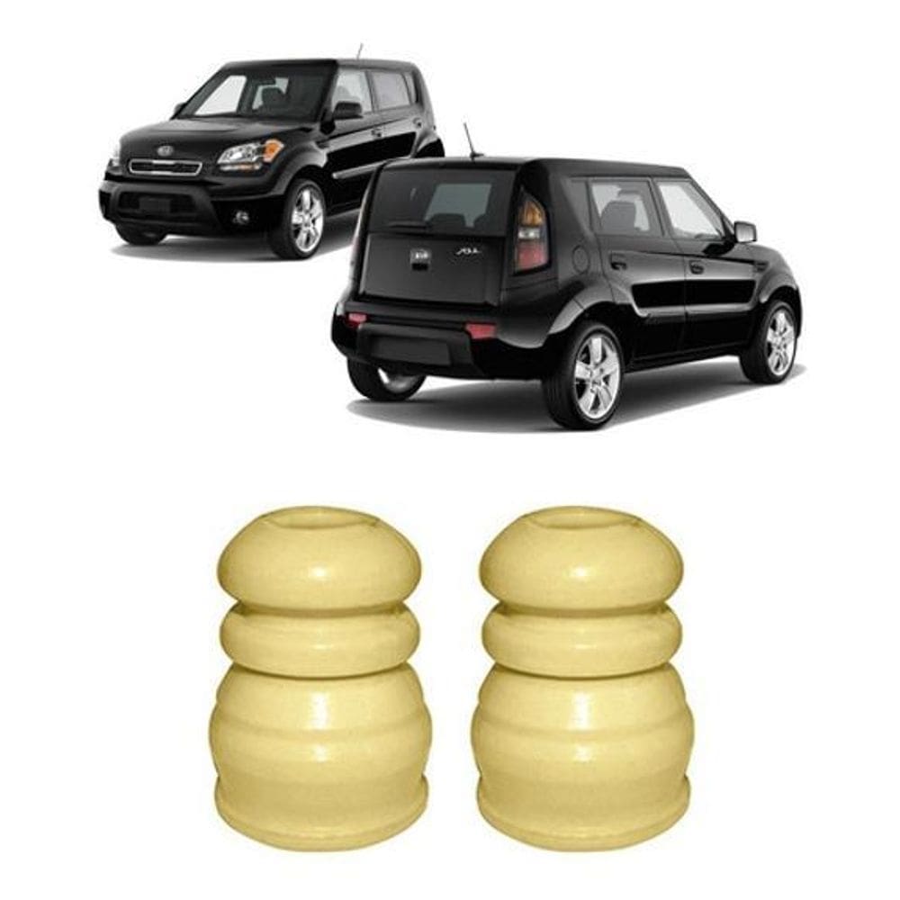 Par Batente Amortecedor Traseiro Kia Soul 2009 Em Diante