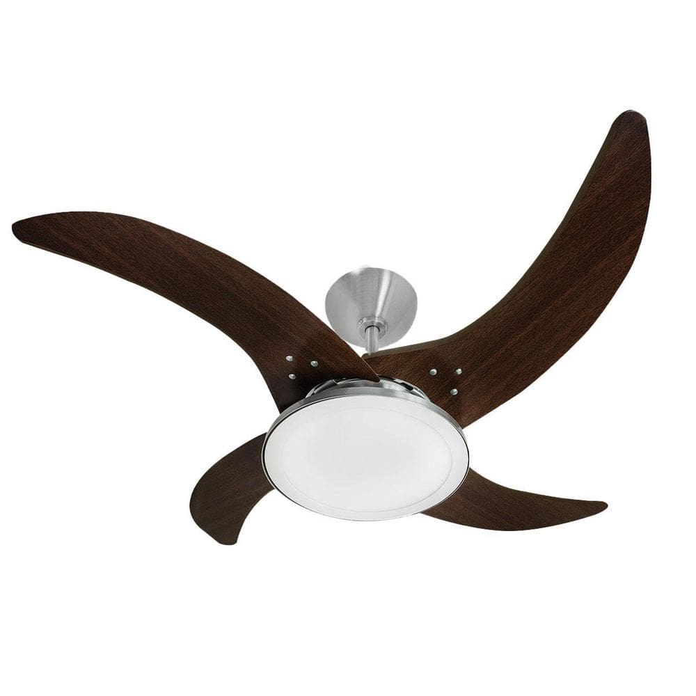 Ventilador De Teto Mareiro 4 Pás Led 127V - Tron Preto