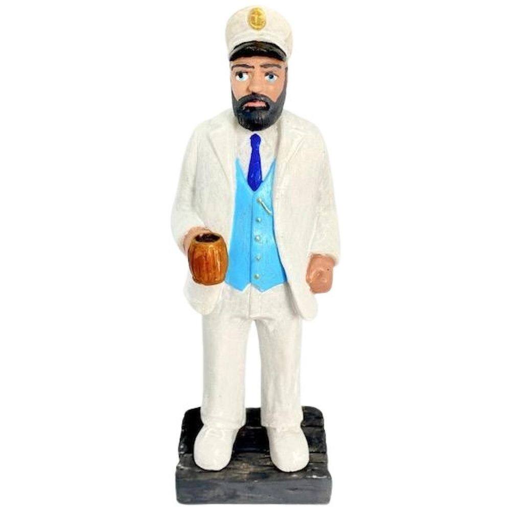 Escultura Capitão Dos Mares Marinheiro Da Umbanda 20 Cm