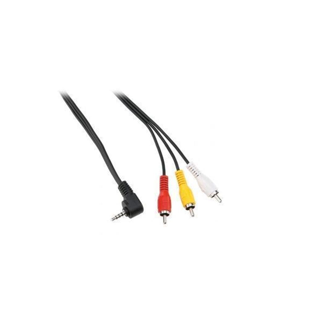 Cabo Av Multi-Uso Rca3 Para Filmadoras Com 1,8M Pearstone