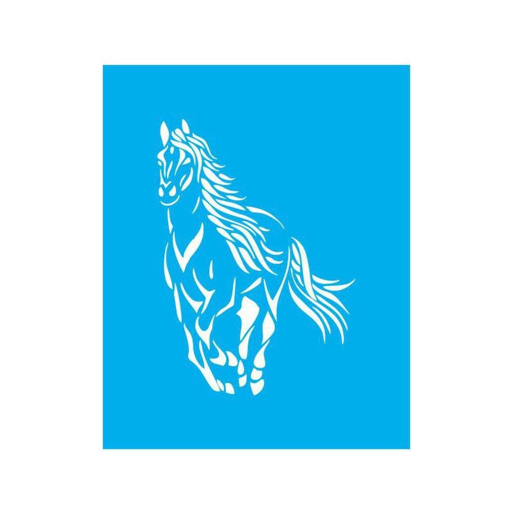 Stencil Tamako Cavalo - 20X25Cm - Ref 9408