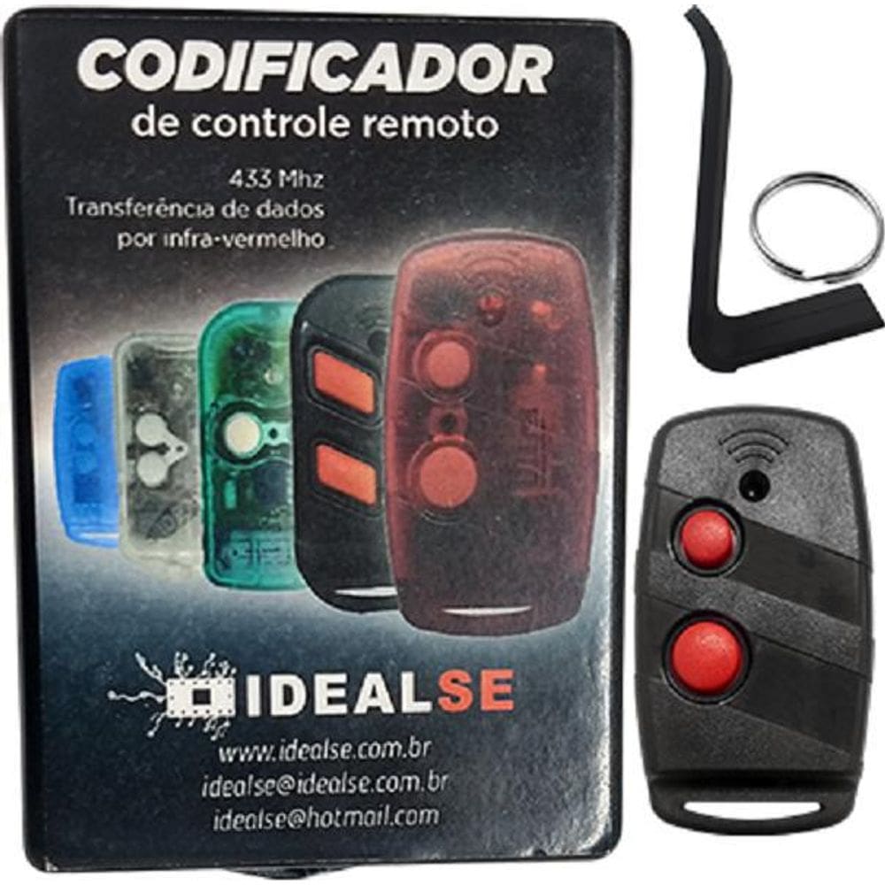 Codificador Ideal Portátil +10 Controles Regrav. 1003 Preto
