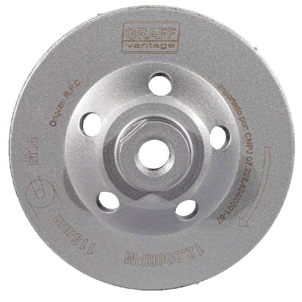 Rebolo Diamantado Tipo Prato Rosca Graff Vantage 573,0005