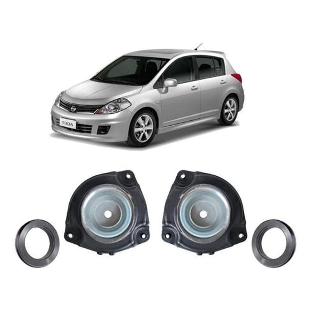 Par Rolamento + Batente Dianteiro Nissan Tiida 2007 A 2013