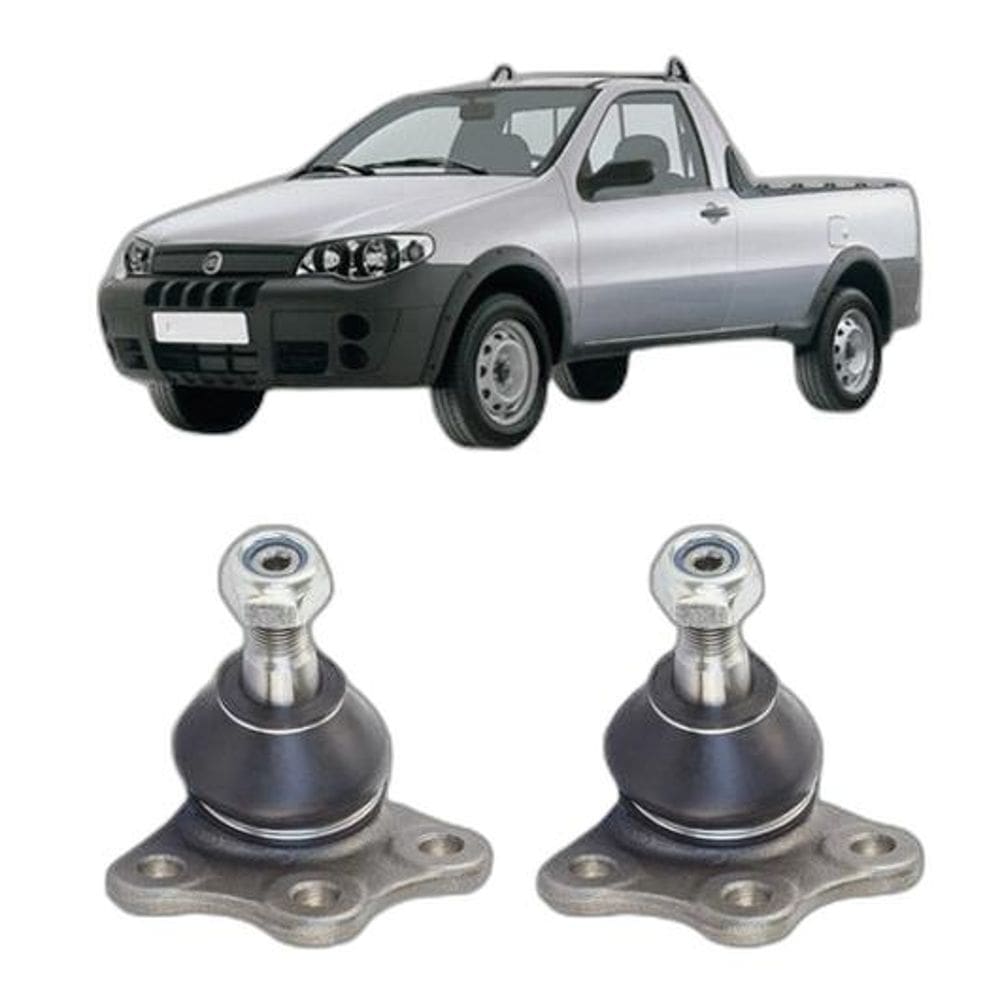 Par Pivô Inferior Da Bandeja Dianteira Strada 2001 2002 2003