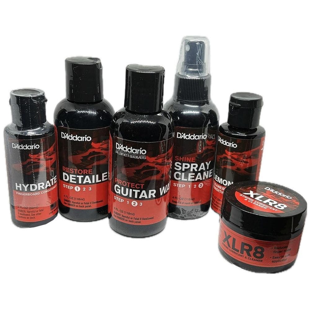 Kit D`Addario Manutenção E Limpeza Instrumentos Musicais