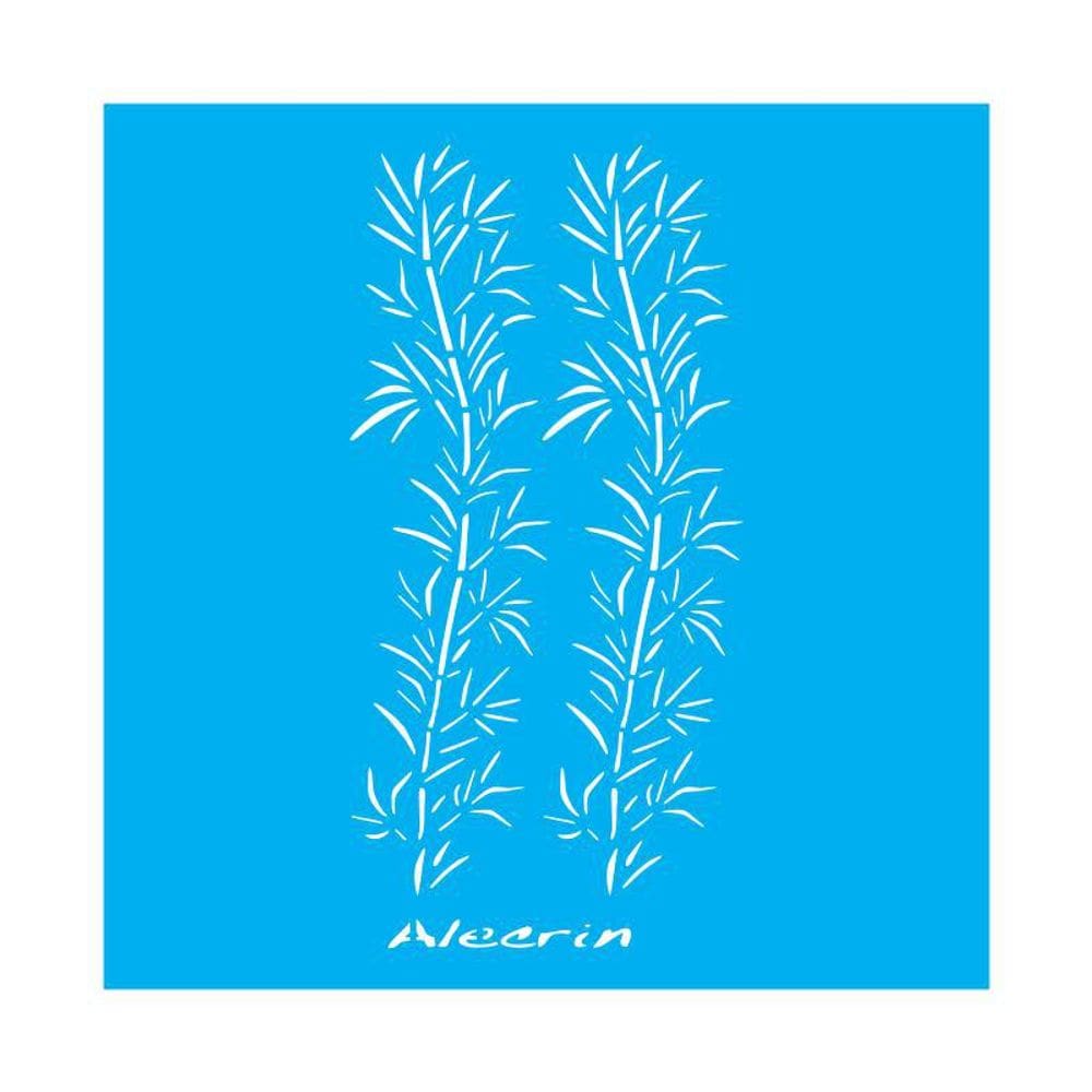 Stencil Tamako Alecrim - 30X30Cm - Ref D119