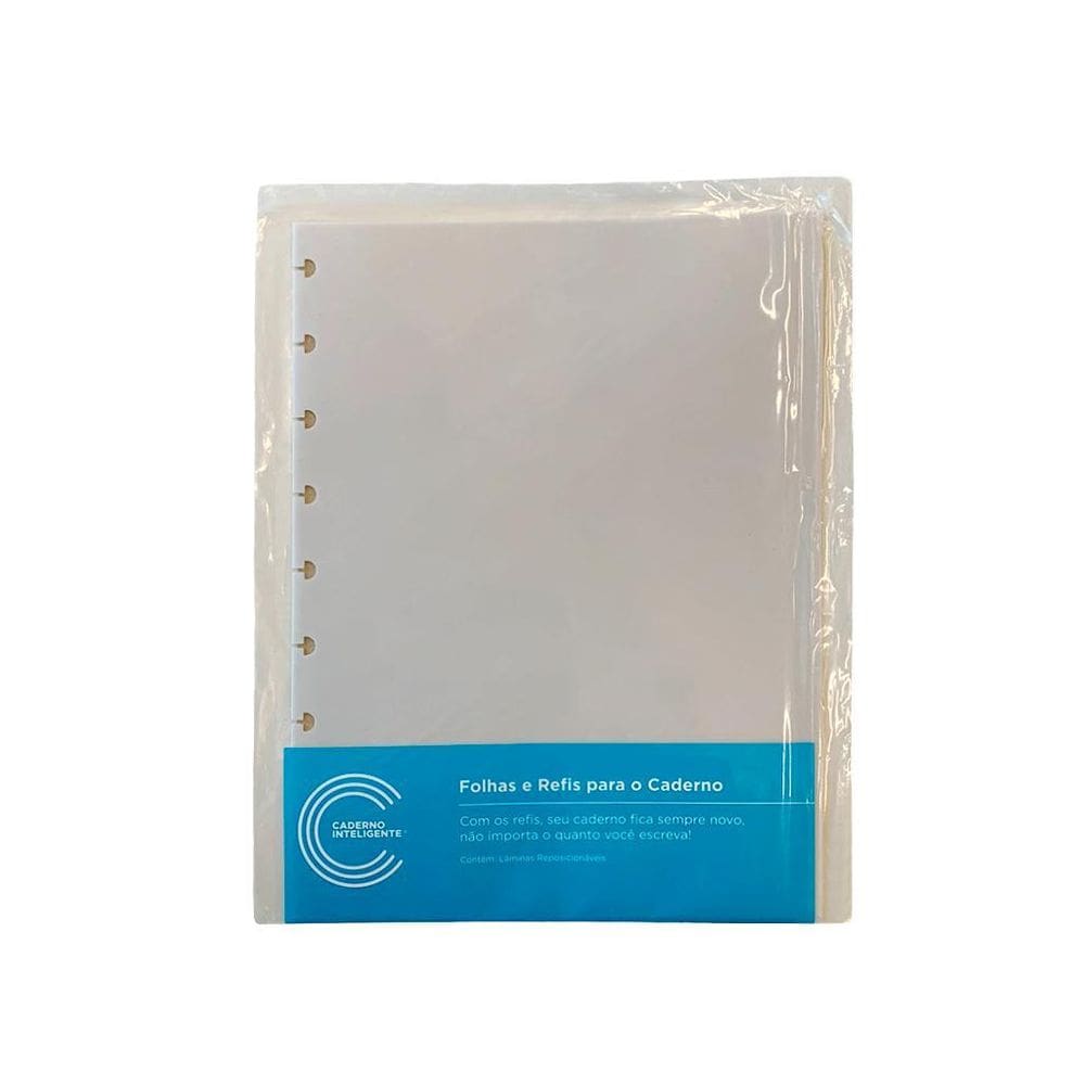 Refil Vegetal Médio - Caderno Inteligente 10 Folhas 115G/M2