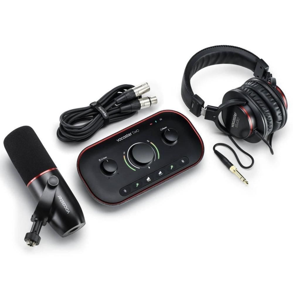 Vocaster Two Studio Interface De Áudio Focusrite Podcast