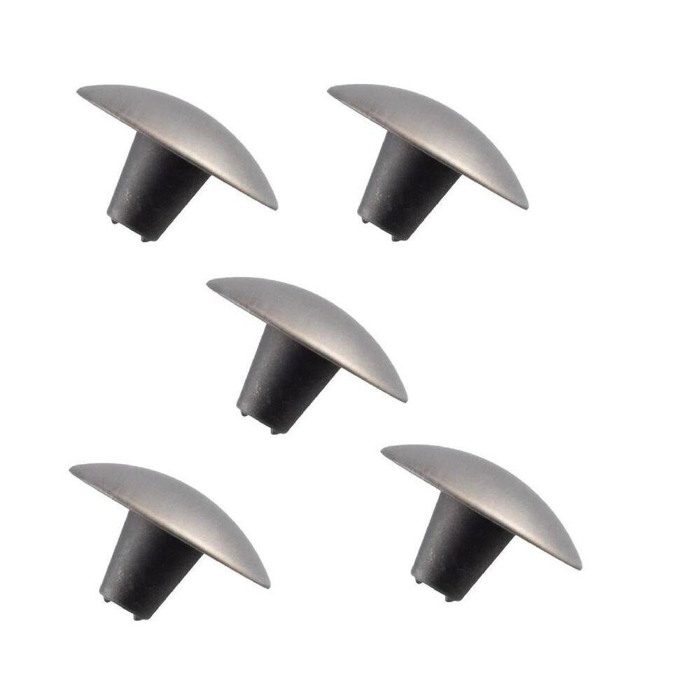 Kit 5 Puxador Orion Zen 33X20Mm Niquel Velho Zp1883.889