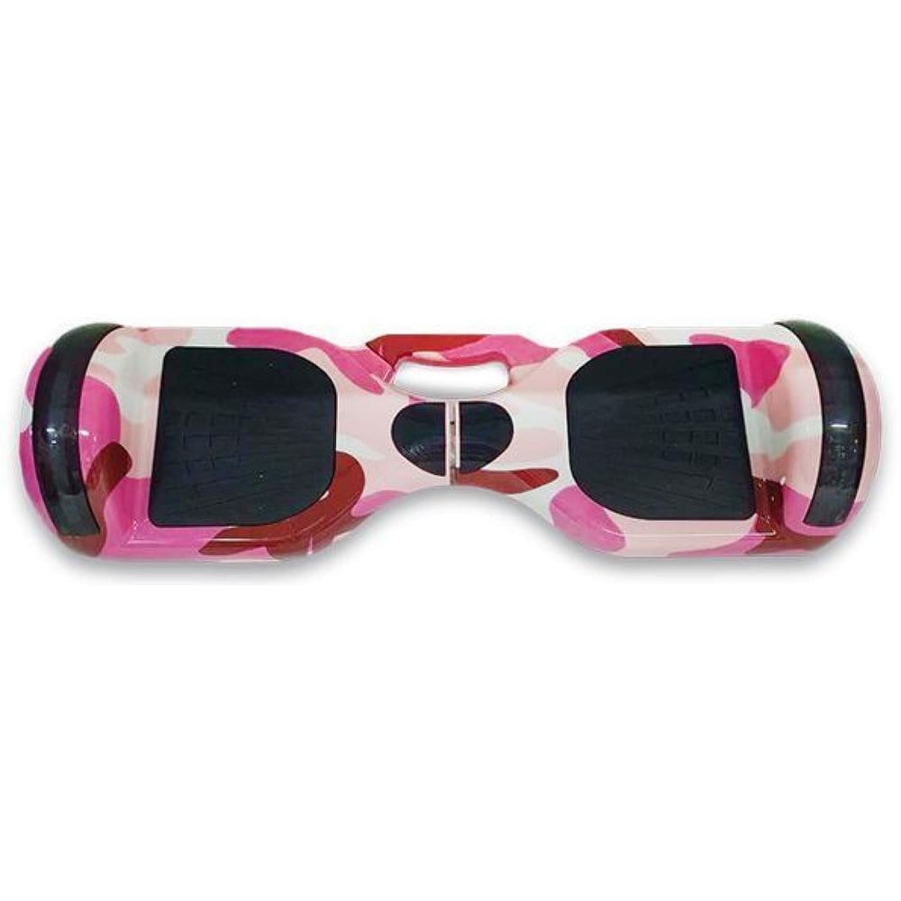 Hoverboard Overboard Skate Elétrico Led Rosa Camuflado Nº13