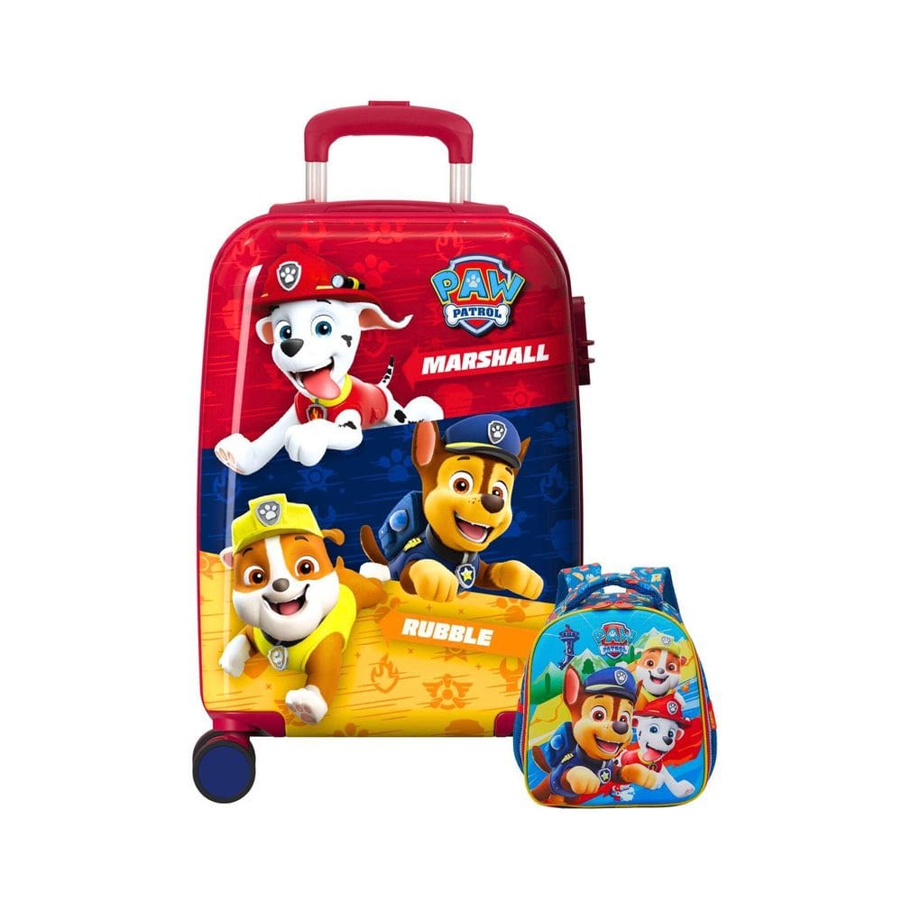 Kit Exclusivo Luxo Patrulha Canina Mala + Lancheira Oficial