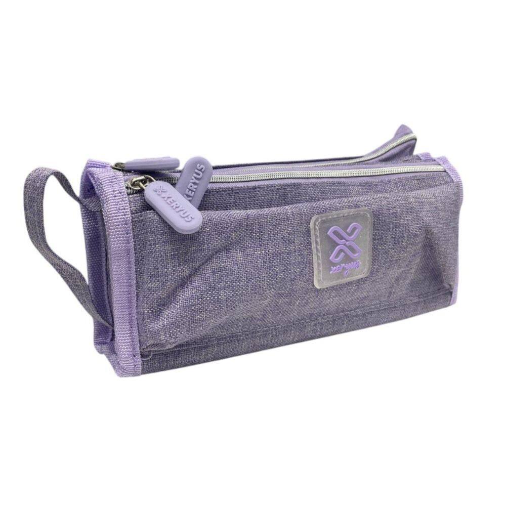 Estojo Escolar Triplo Lilás Backpack - Xeryus