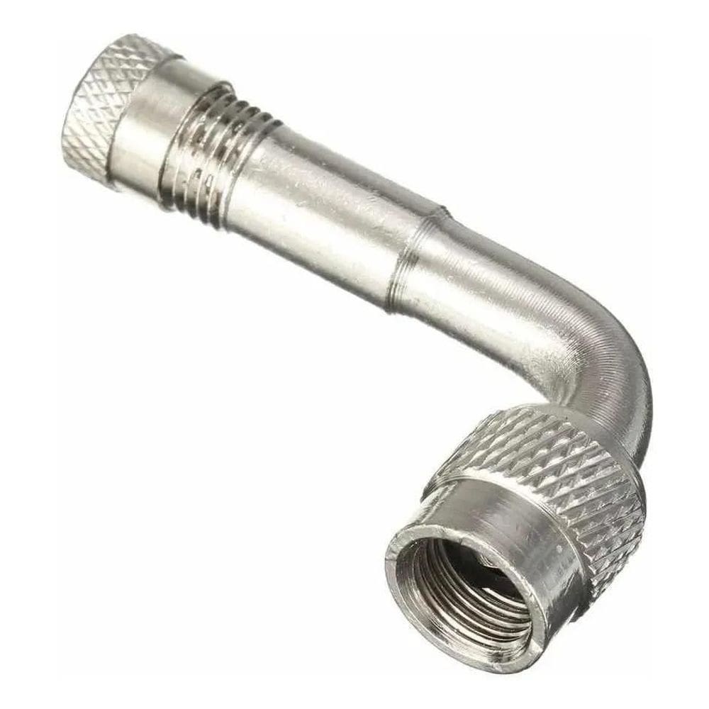10X Extensor Válvula Bico Pneu 90 Graus Bike Moto Adaptador