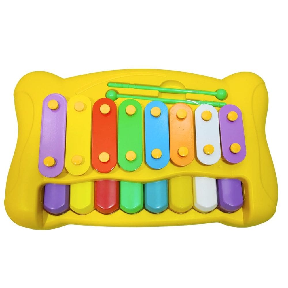 Piano Xilofone 2 em 1 Do Re Mi Xplast