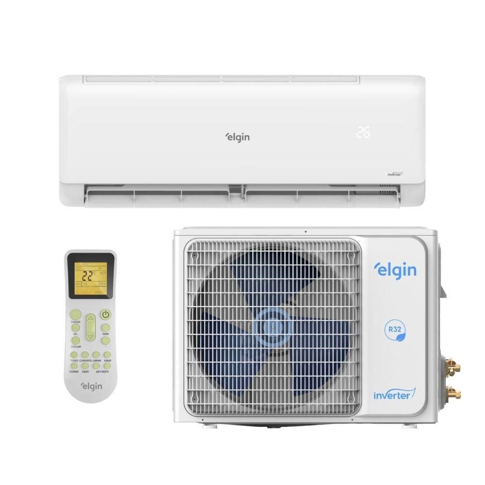 Ar Condicionado 12.000 BTUs Quente e Frio Split High Wall Eco Inverter II Wi-Fi HJQE12C2CD/HJQI12C2WD Elgin 220V