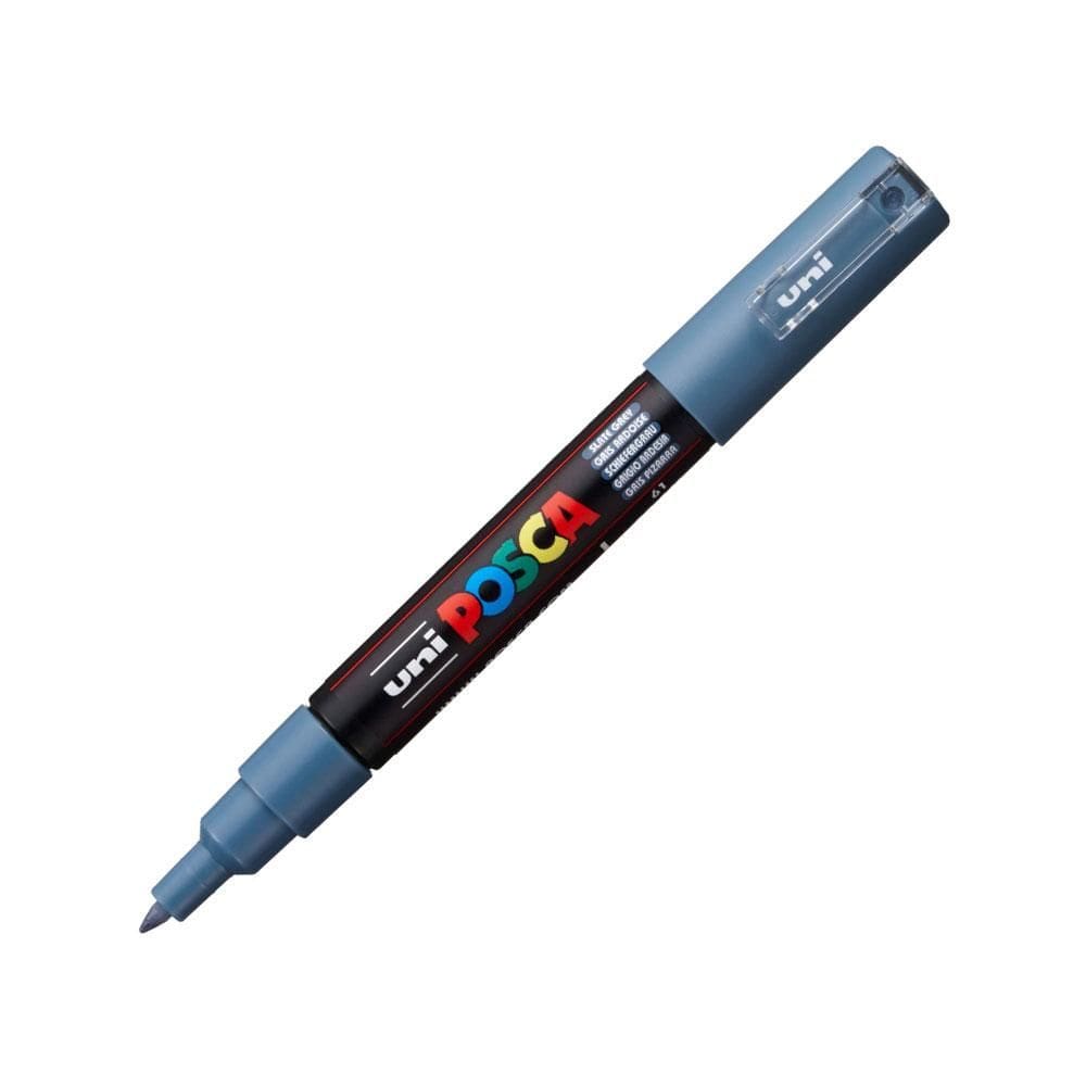 Caneta Posca PC-1M - Cinza Ardosia - Uni-Ball