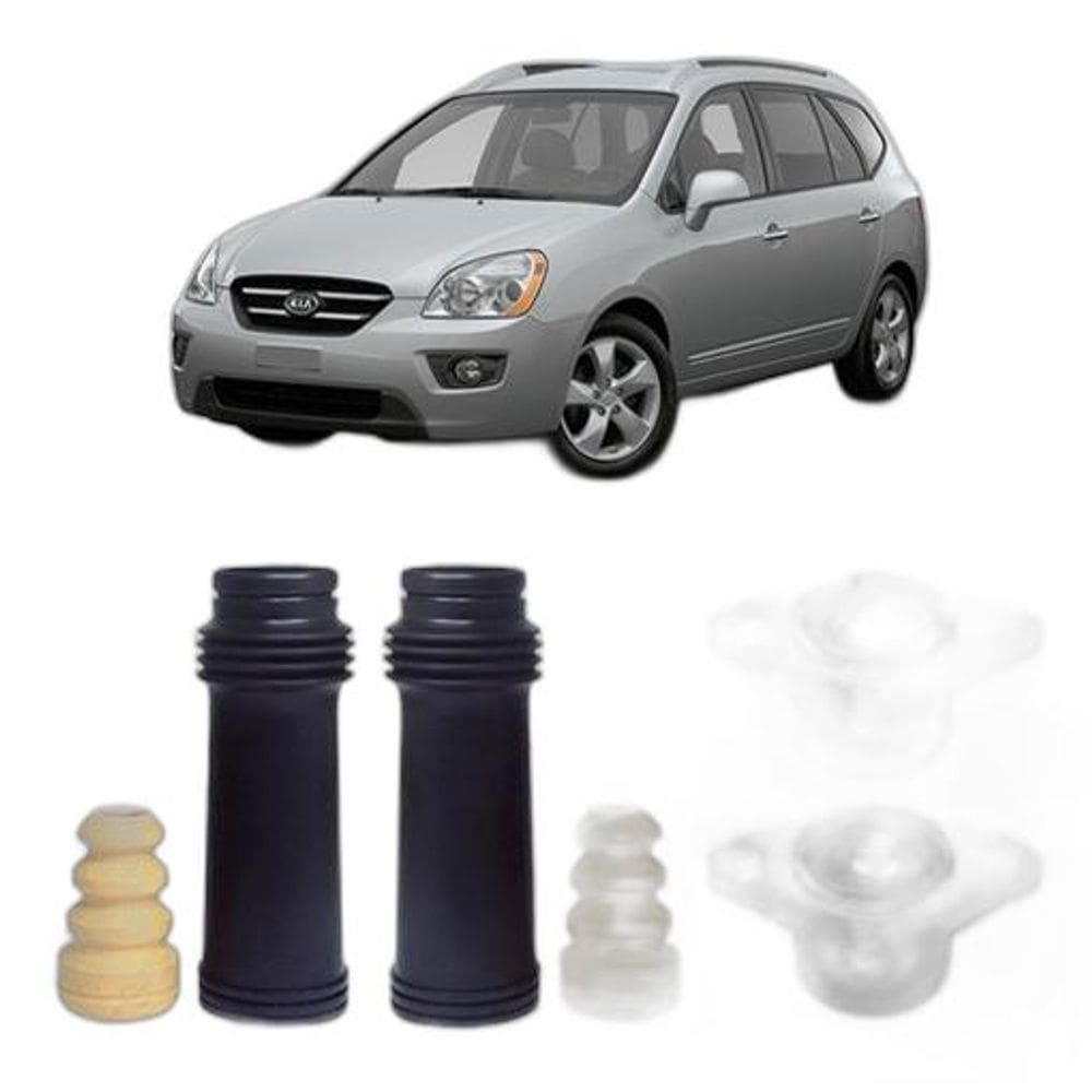 Kit Batente Coxim Amortecedor Traseiro Carens 2010 2011 2012