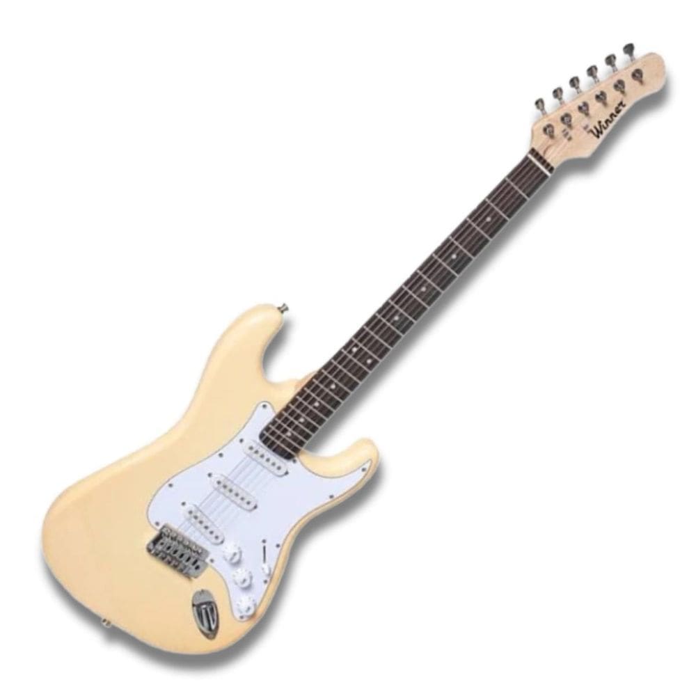 Guitarra Strato Winner Wgs Creme Escudo Branco 16111