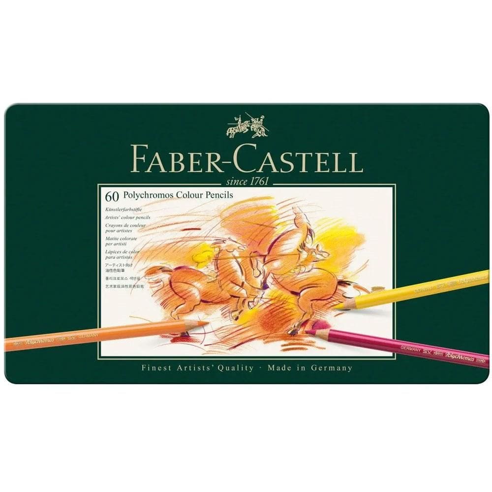 Lápis de cor 60 cores Polychromos 110060 - Faber-Castell