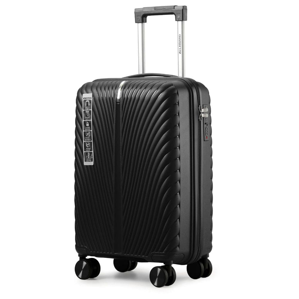 Mala de Viagem 10kg de Bordo em Polipropileno e Zíper Duplo Antifurto com Rodas 360º e Cadeado - Padrão Anac - Allabard