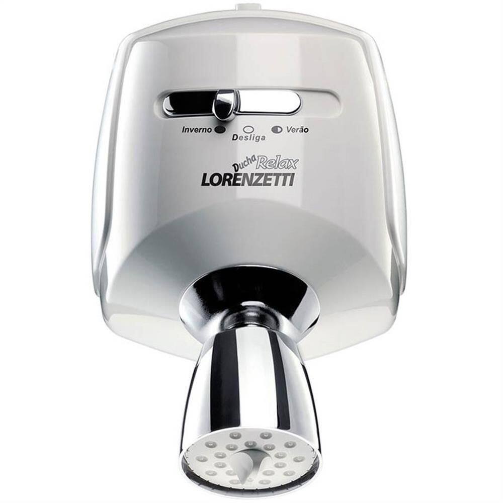 Ducha Relax Branco/Cromada 220V 5500W - 7540115 - LORENZETTI