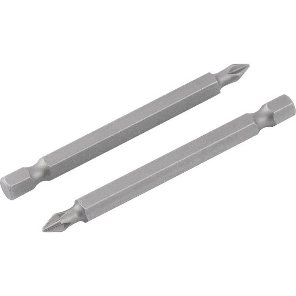 Bits Phillips com Encaixe de 1/4” e Ponta nº 2 de 1/4” x 75mm com 2 peças - 3539202075 - VONDER