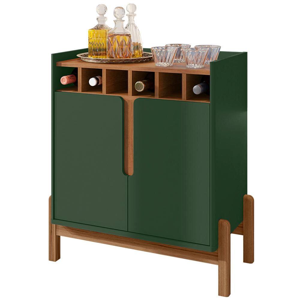 Barzinho Com 2 Portas e Adega Para Sala de Jantar 50522 DCASA