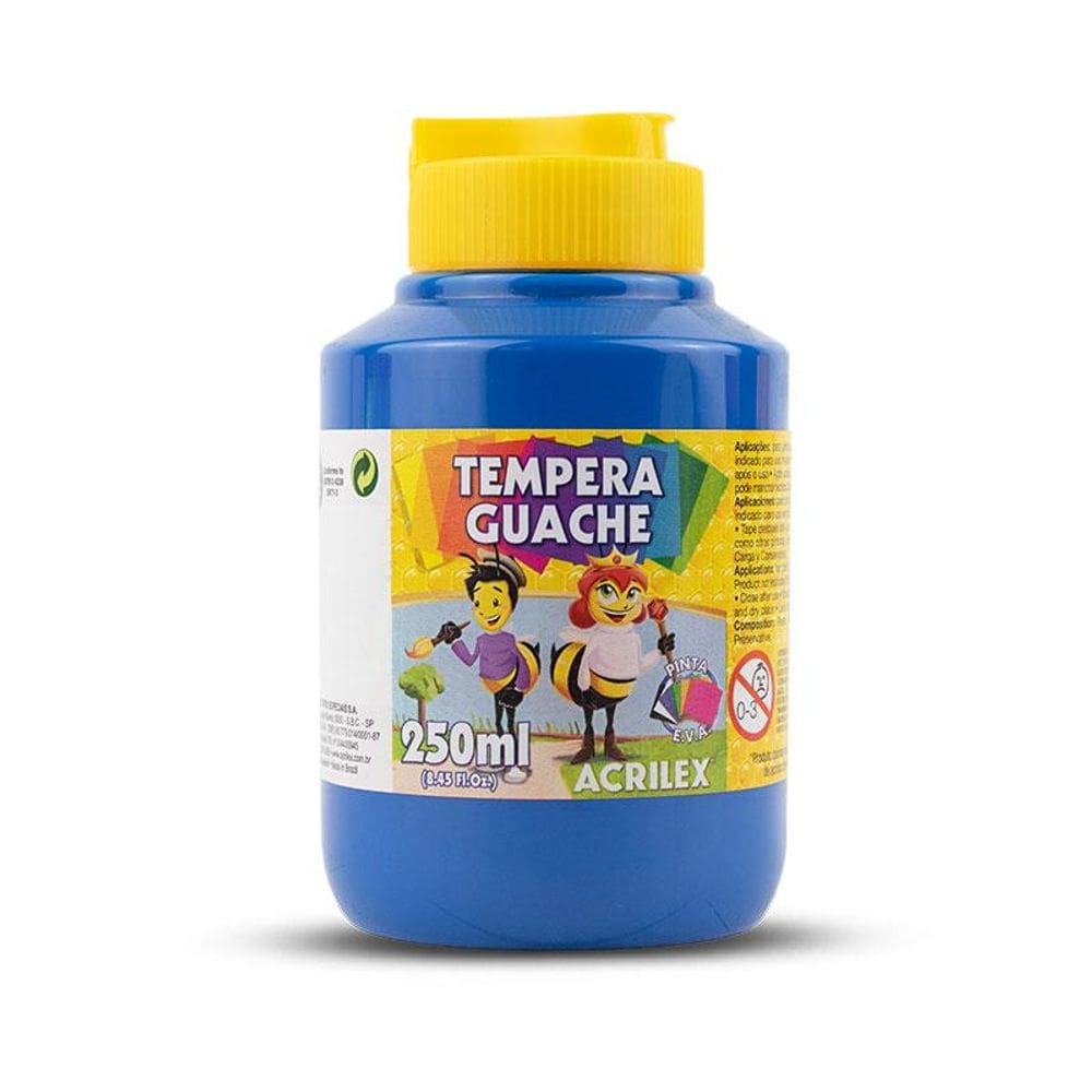 Tinta guache Azul Turquesa 250ml 501 Acrilex