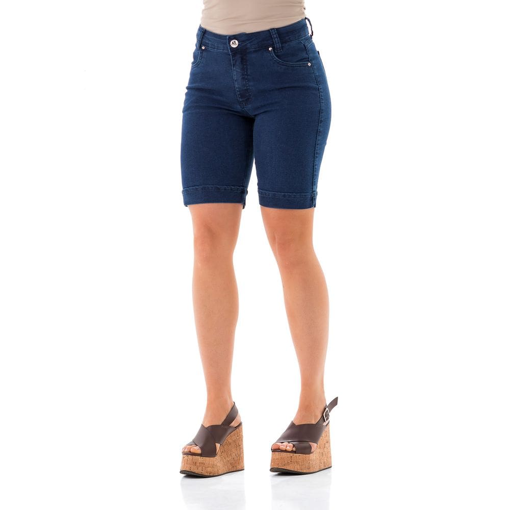 Ciclista Jeans Feminina Arauto Slim
