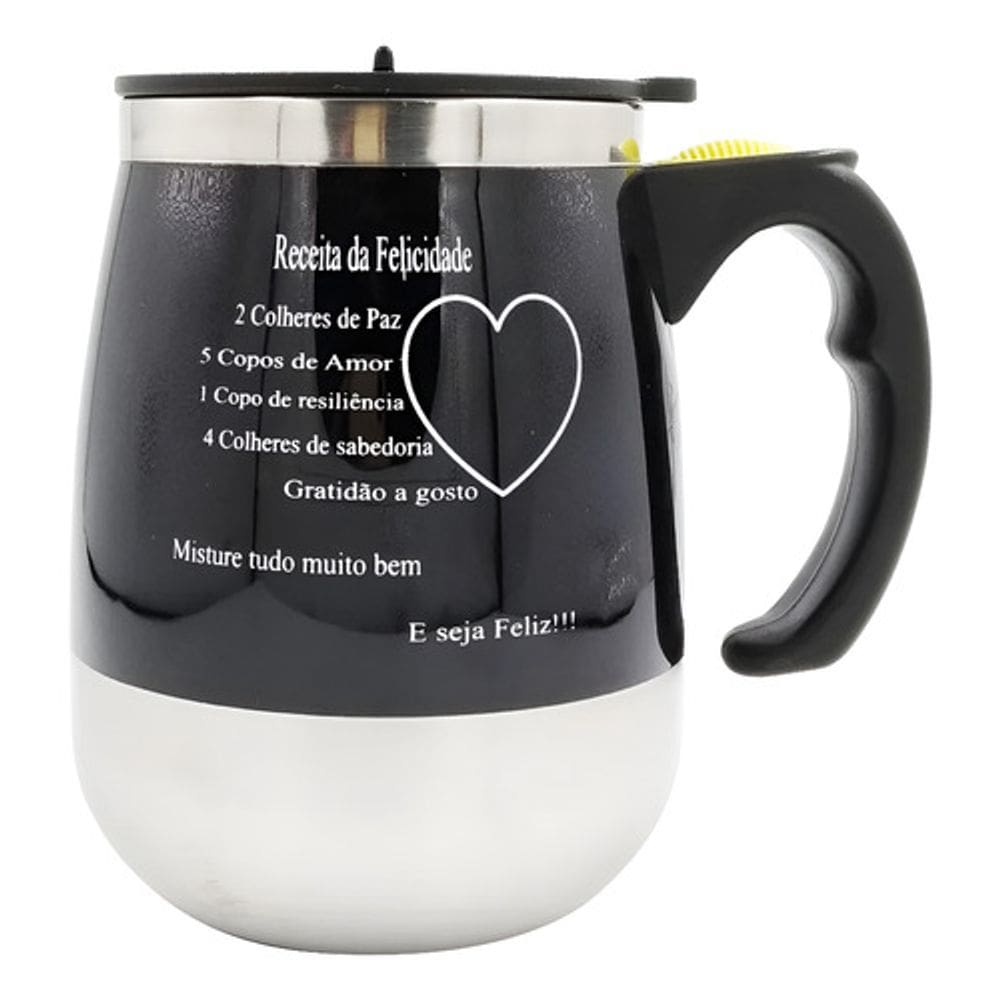 Caneca Elétrica 350ml Misturadora Inox
