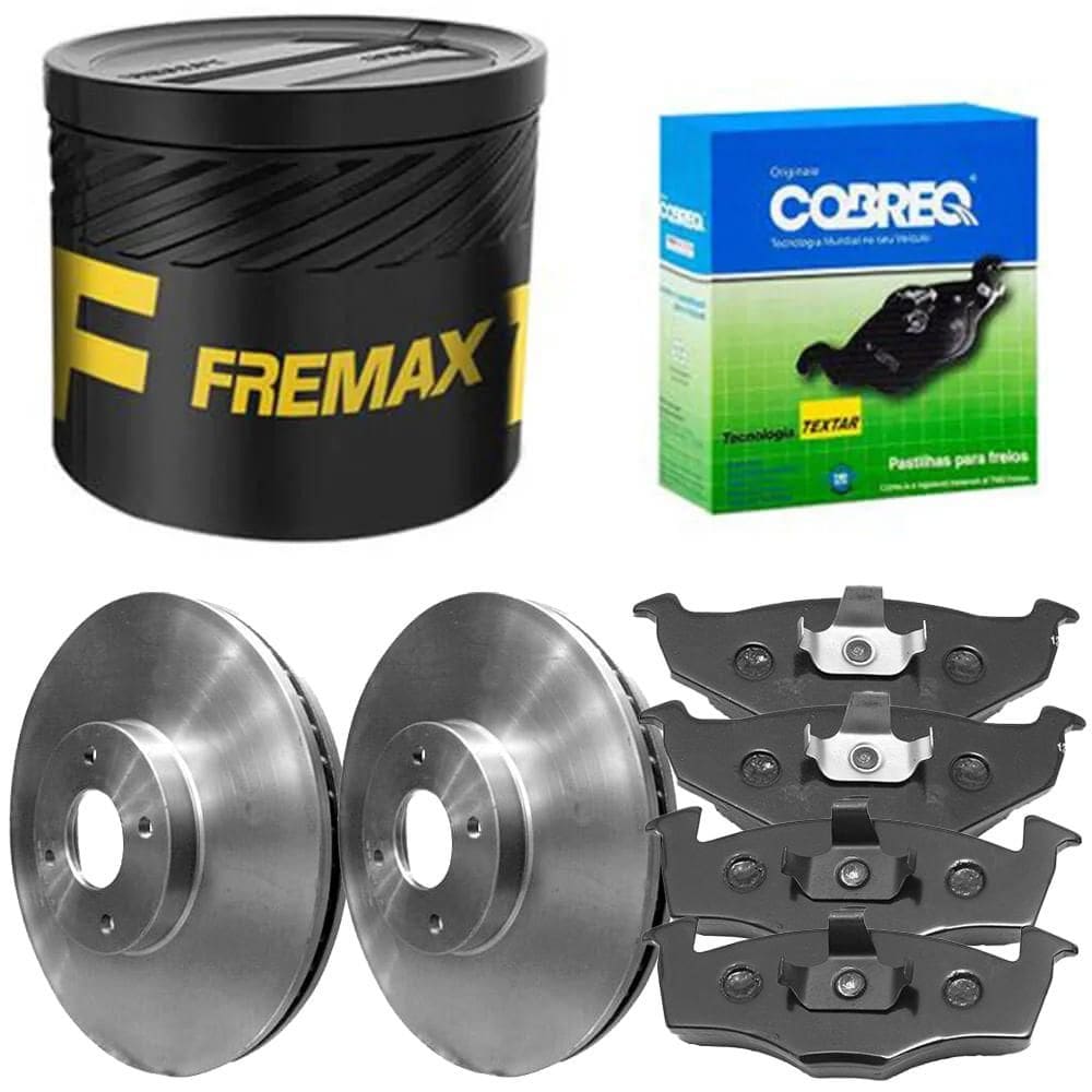 Kit Pastilha Disco Dianteiro Ventilado Gol G5 2008 a 2012