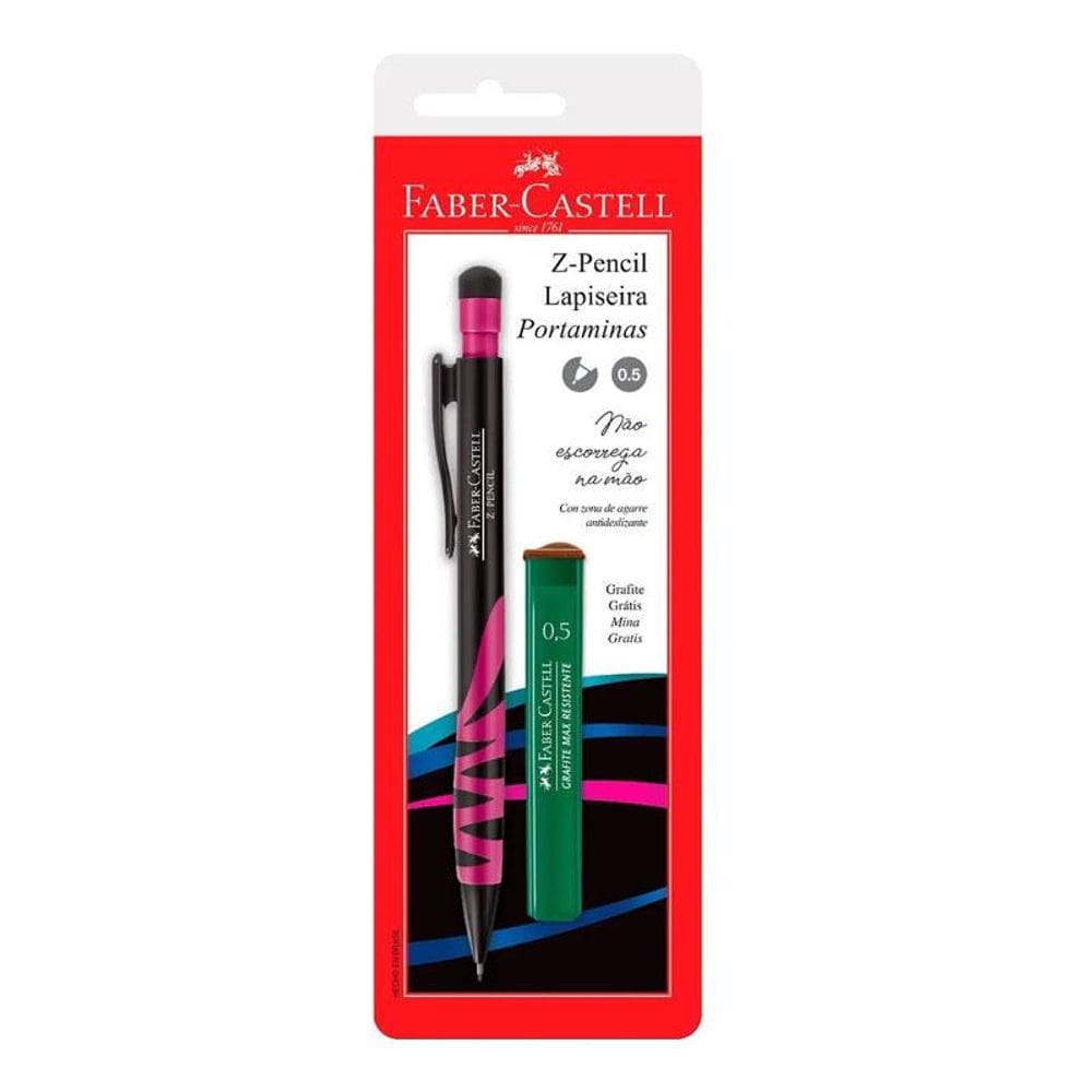 Lapiseira 0.5mm Z-Pencil - SM/05ZPMIX - com 1 unidade - Faber-Castell
