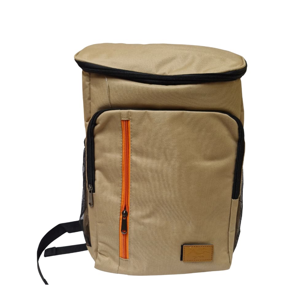 Mochila Termica Bag Multiuso Trilha Camping Bege Organiz