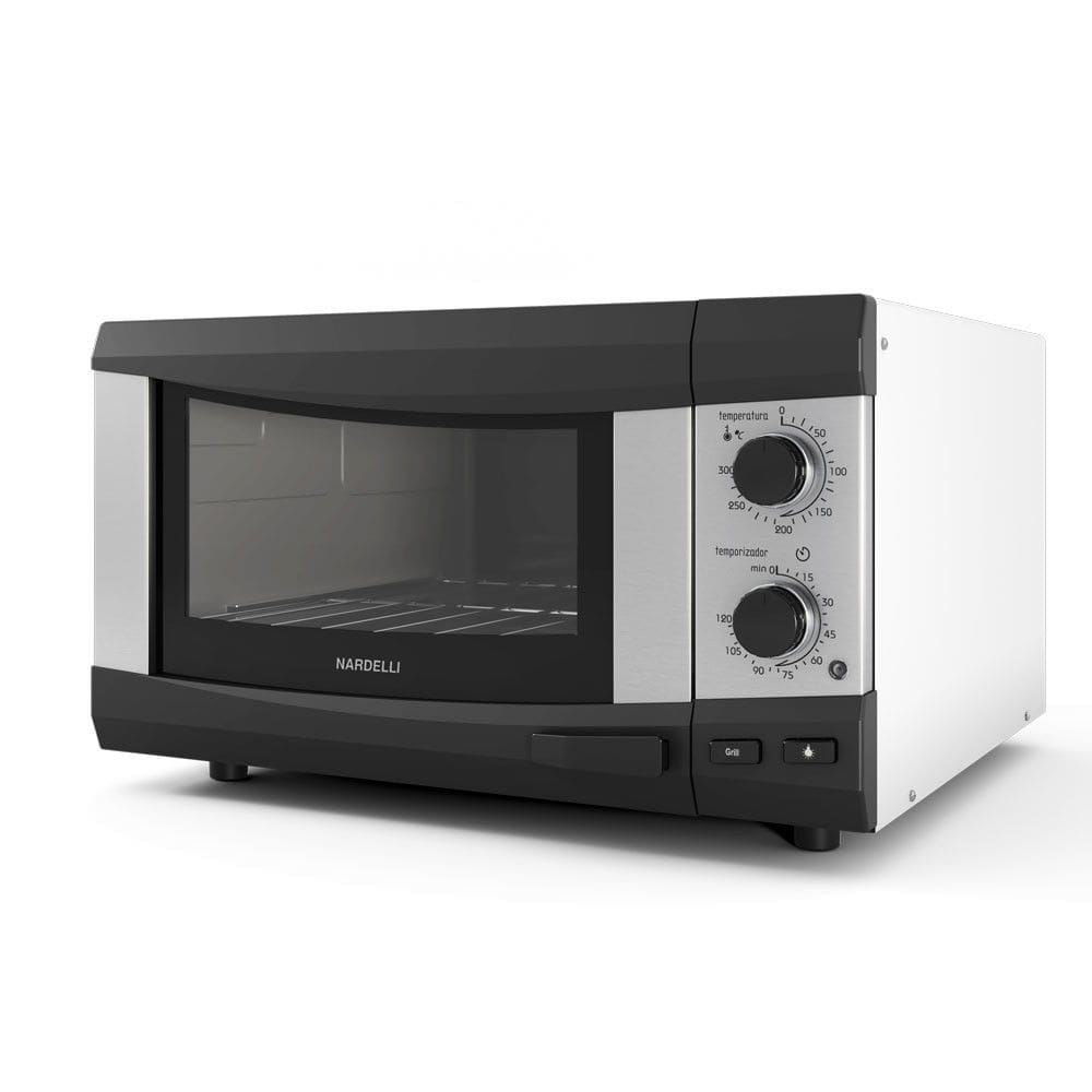 Forno Nardelli Elétrico Bancada Super New Black Inox 45L