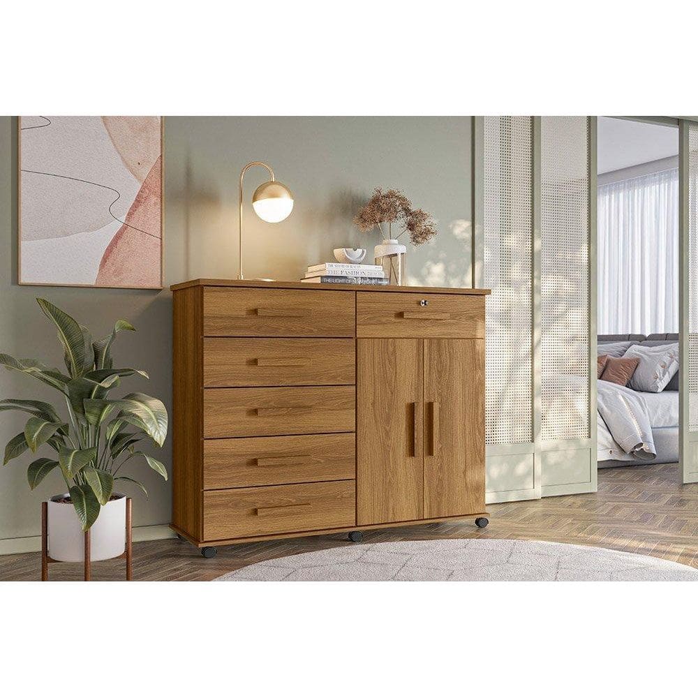 Cômoda Platina Freijo - Lukaliam