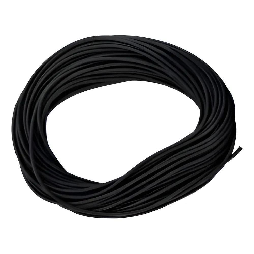 10X Cordão Borracha Para Tela Mosquiteira Maciço De 5Mm - 10