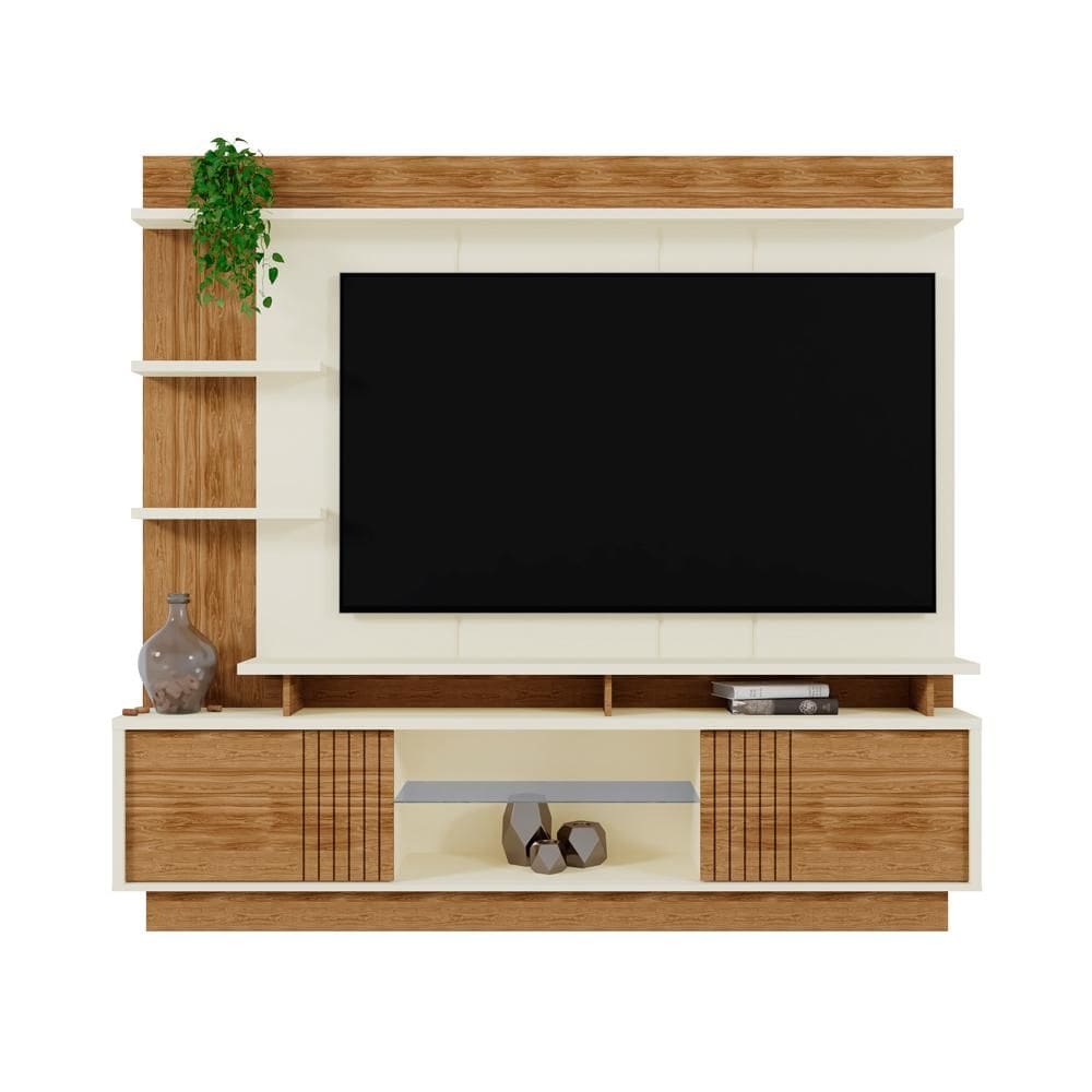 Estante Home Vinhedos Off White/Amendoa