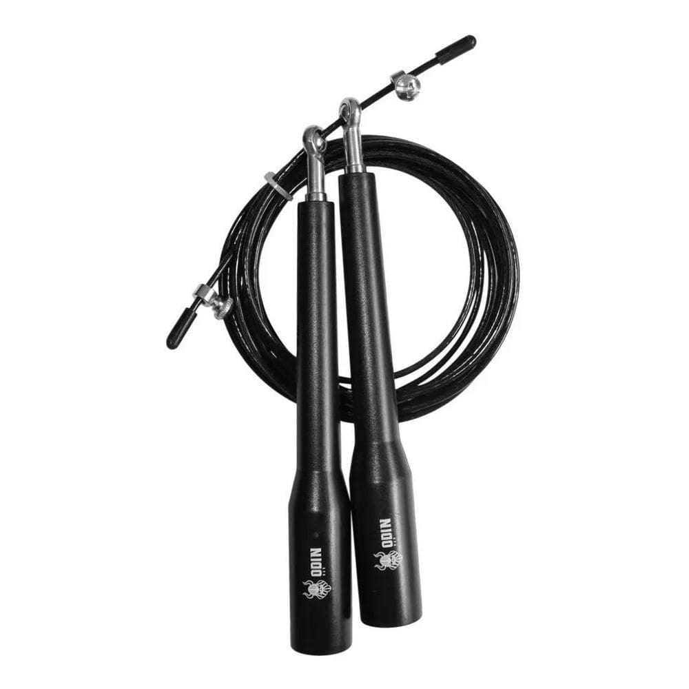 10X Corda De Pular Cabo Aço Speed Rope 2 Rolamentos Odin Fi