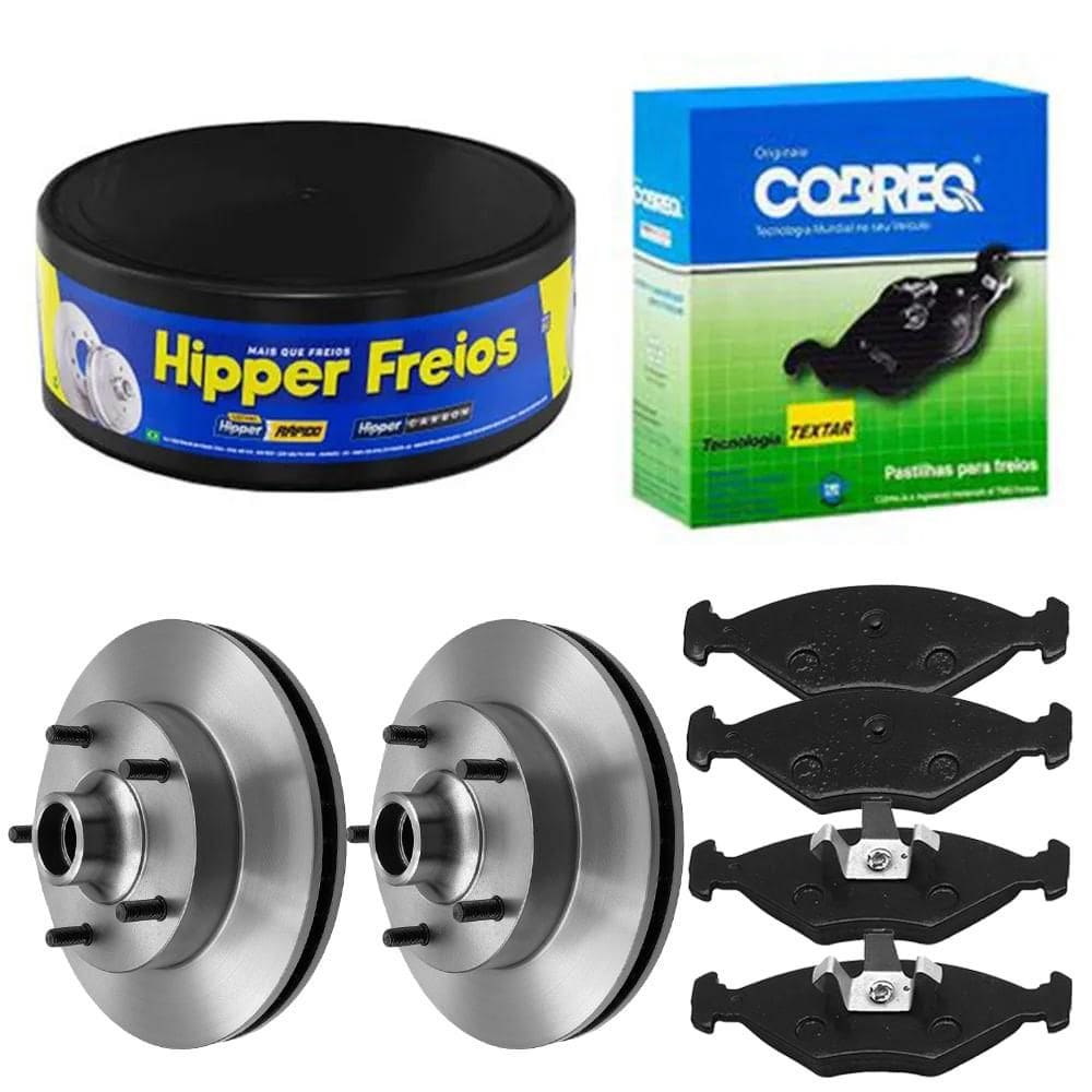 Kit Pastilha Disco Dianteiro Ventilado F1000 82 a 92