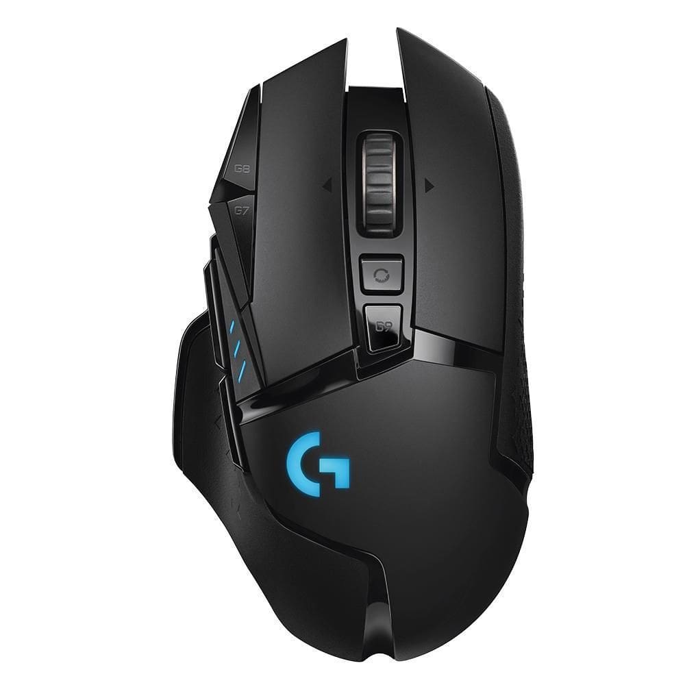 Mouse Sem Fio Gamer Logitech G502 Hero 16k Lightspeed Recarregável RGB Lightsync 11 Botões 16000DPI 910-005566