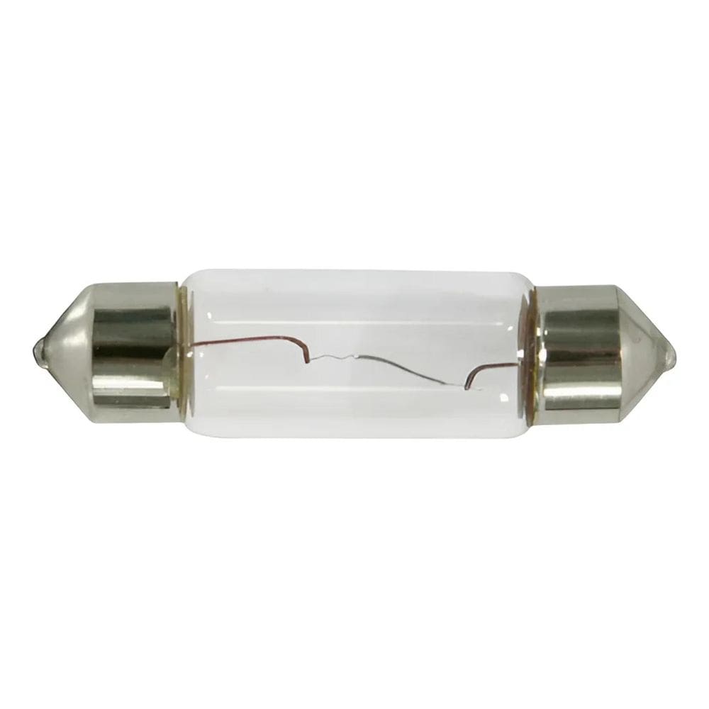 10X Kit 10 Lampada Torpedo Media 36Mm 12V 5W Luz Placa Tech