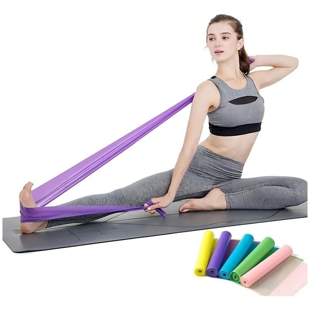 10X Faixa Elástica Fisioterapia Academia Exercício Thera Ba