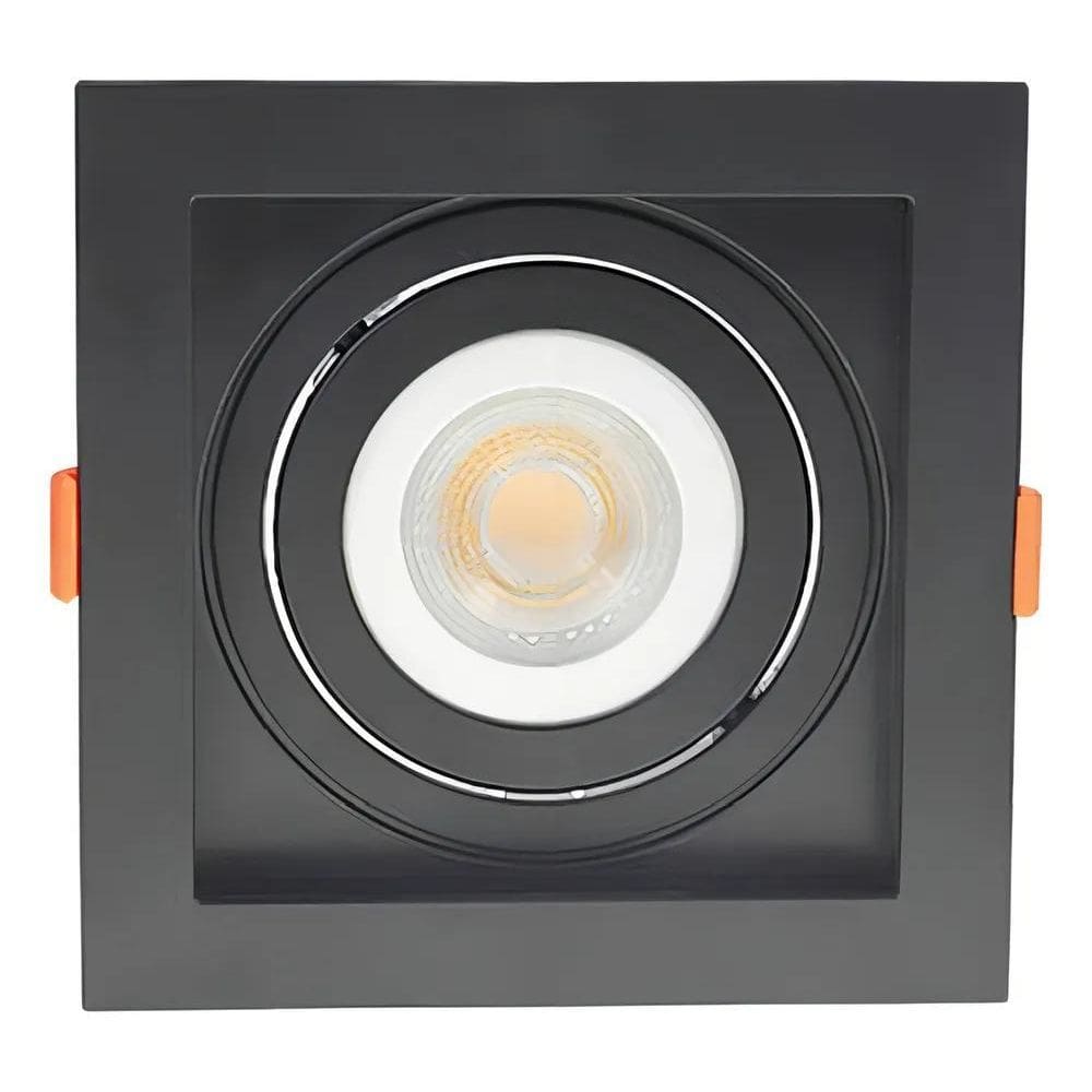 10X Spot Embutido Recuado Para Par20 Quadrado E27 De Embutir