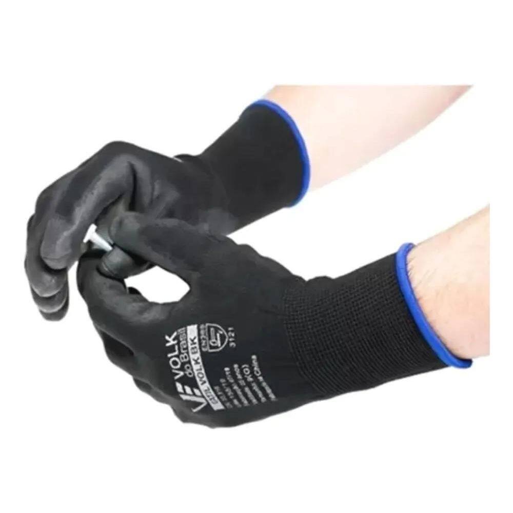 10X Luva Multiuso Pu Proteção Multitato Serviços Gerais