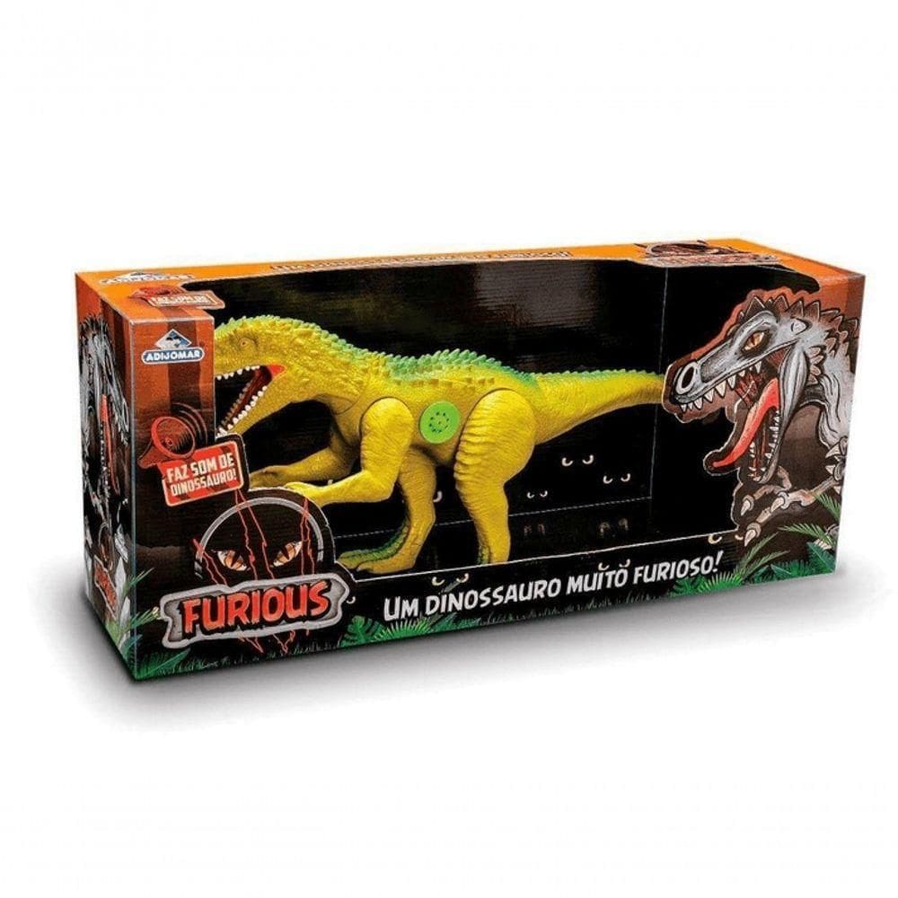 Dinossauro Furious Com Som - Adijomar