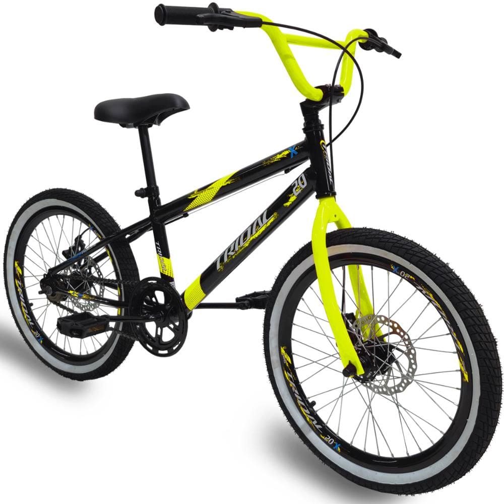 Bicicleta Infantil Aro 20 Cross Freeride com Freio a Disco Tridal Bike