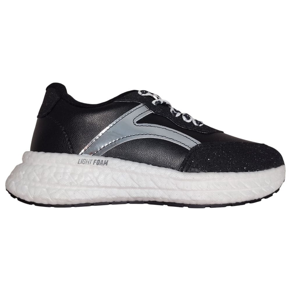Tenis Infantil Molekinha Casual Flores Metalizado 2580.109