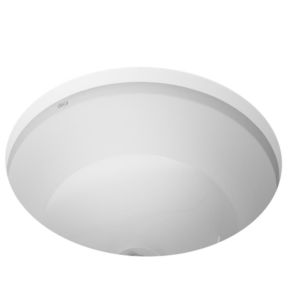 Cuba Embutir Redonda 360mm Branco Gelo - L.41.17 - Deca Cuba Embutir Redonda 360mm Branco Gelo L.41.17