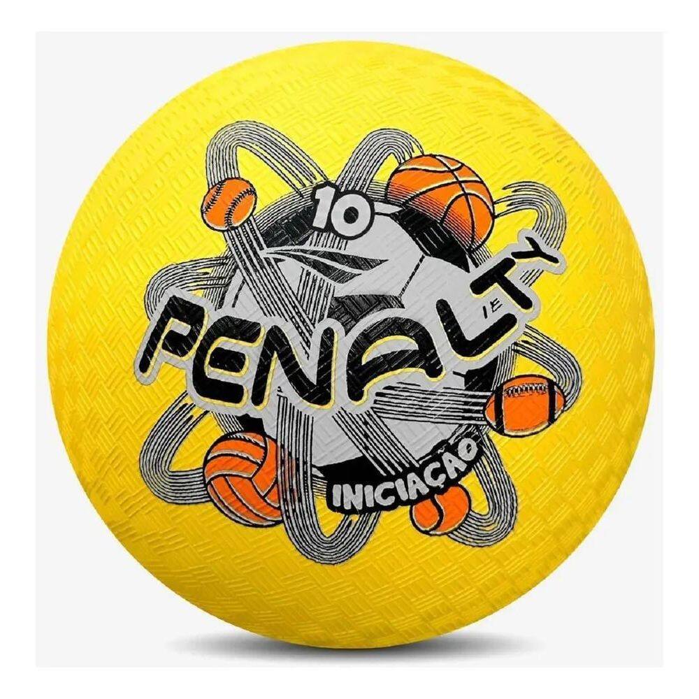 10X Bola De Borracha Iniciação Infantil Penalty T10 Vermelh